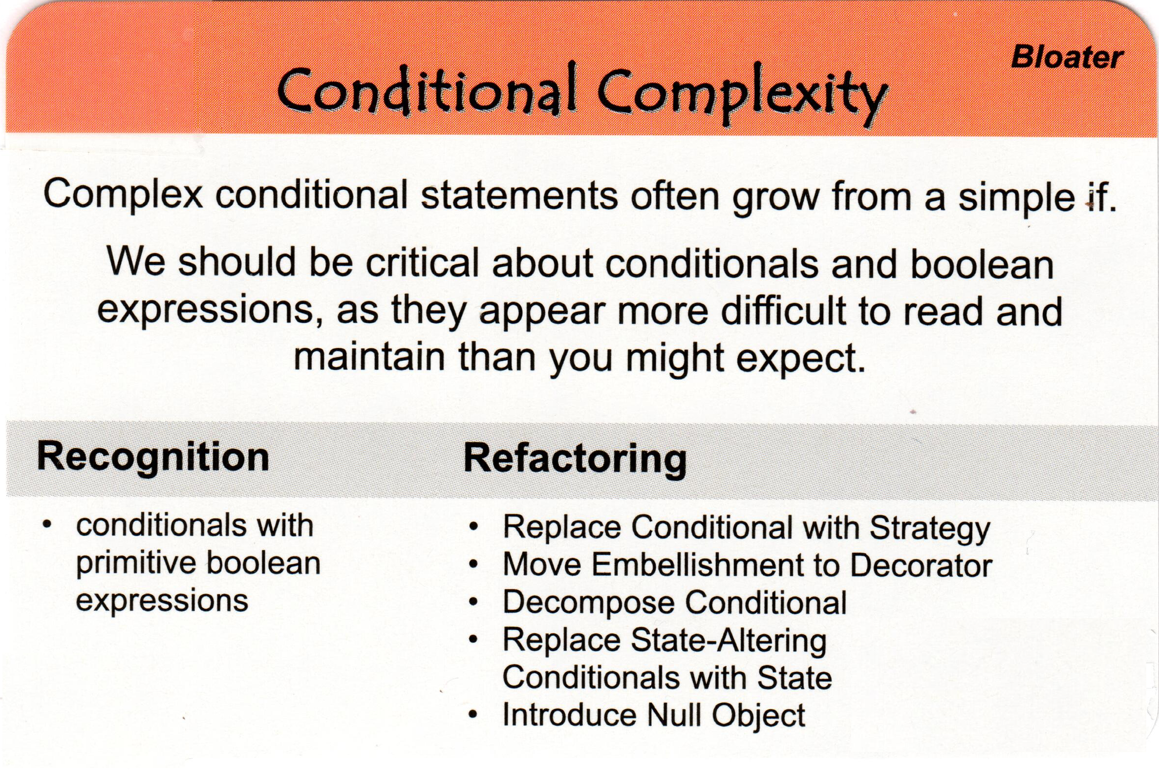 Conditional Complexity